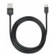 Mobilis 001278 cable USB 1 m USB A USB C/Lightning Negro